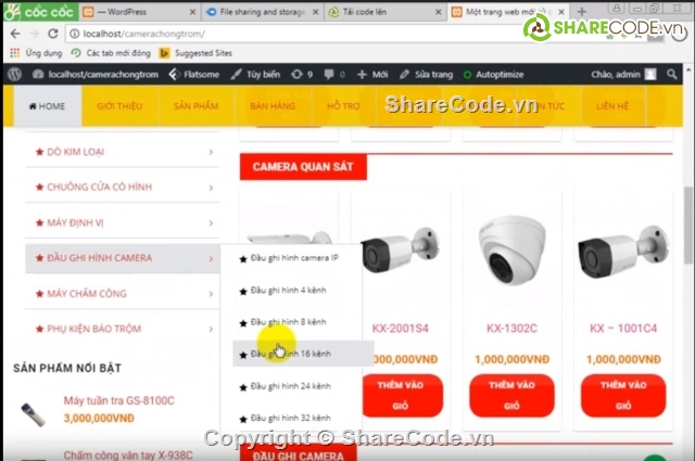 website bán camera an ninh,website bán camera,website bán hàng,website điện tử,website ban hang,Web ban hang